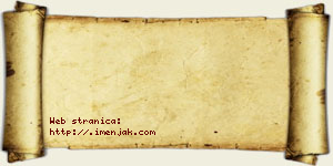 Dina Strižak vizit kartica